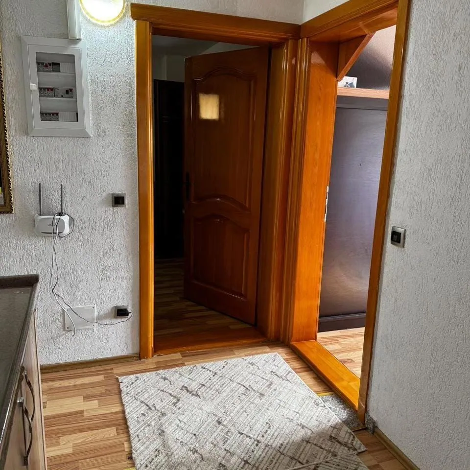 Hallway and doors inside Apartment 3
